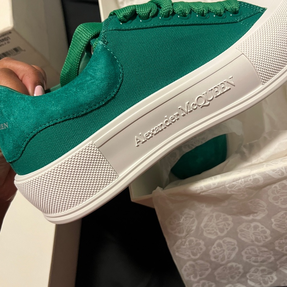Alexander McQueen Emerald Green Sneakers